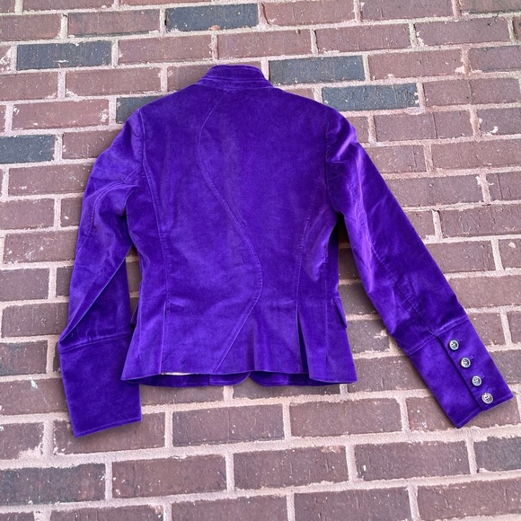 Purple button down blazer - Picture 8 of 11